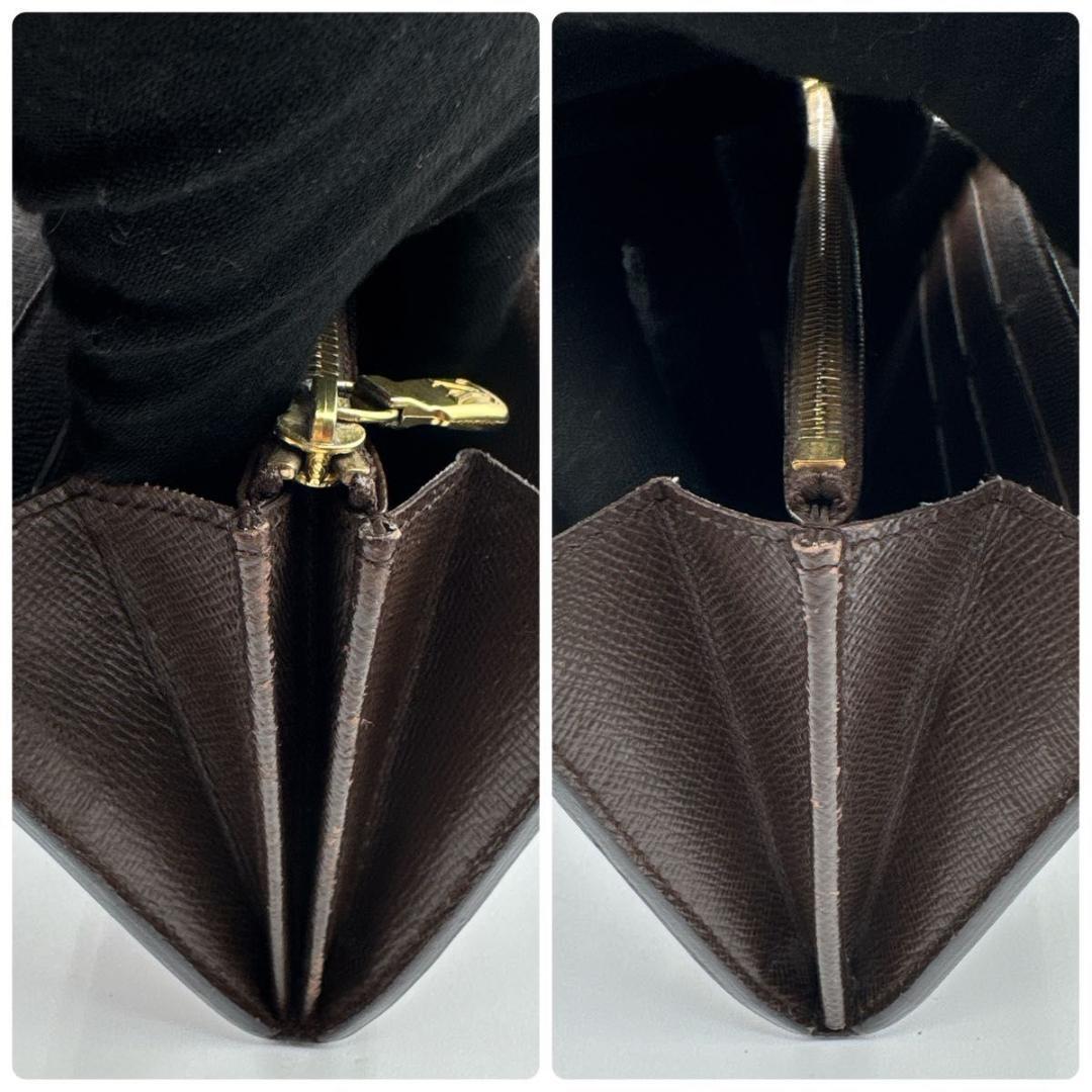 ルイヴィトン ポルトフォイユ サラ ダミエ エベヌ 長財布 N61734