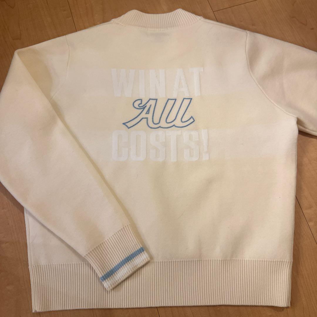 WAAC ゴルフウェア　アイボリー ニット