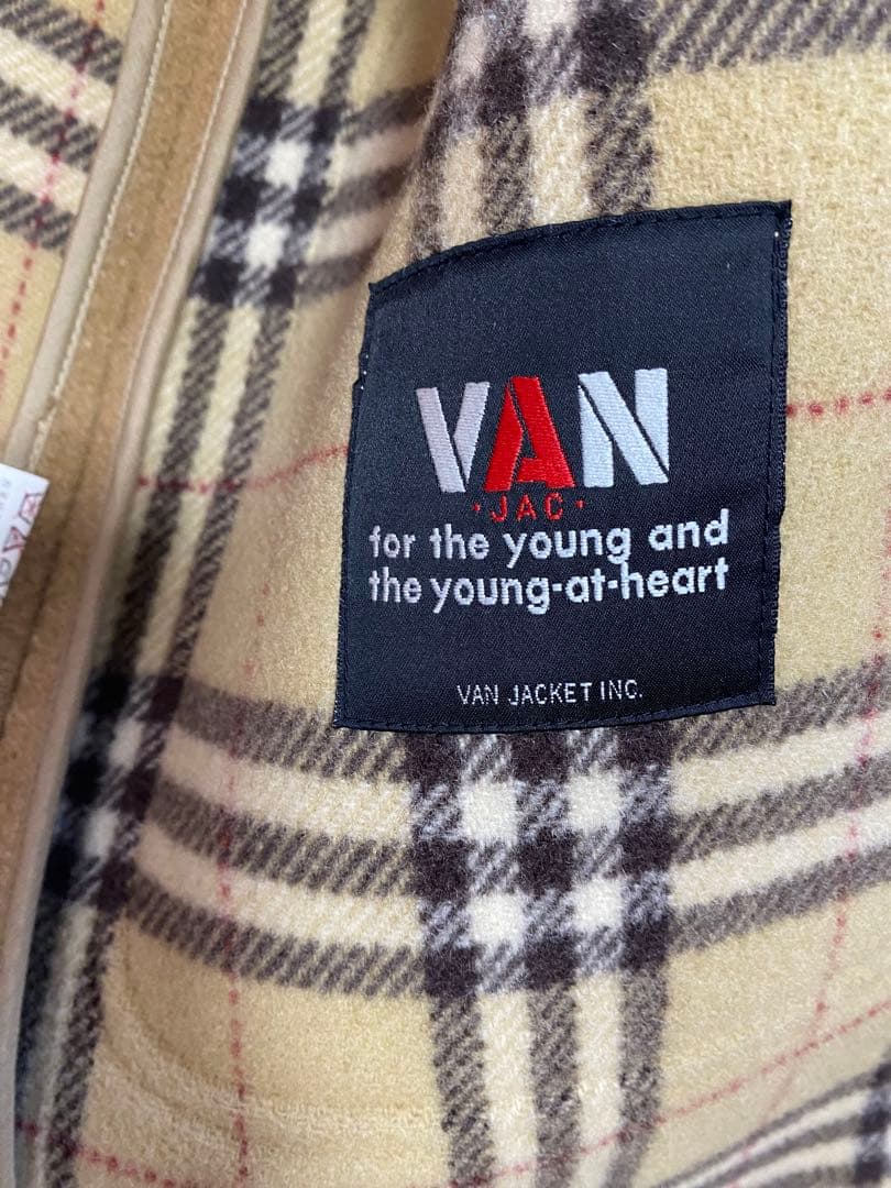 norio様専用極美品メンズヴァンヂャケットベージュ ウール ダッフル