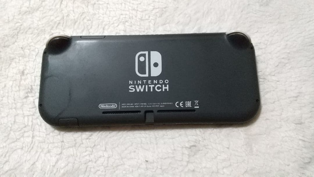 Nintendo SwitchLite グレー肉球カスタムスティック動作品訳あり