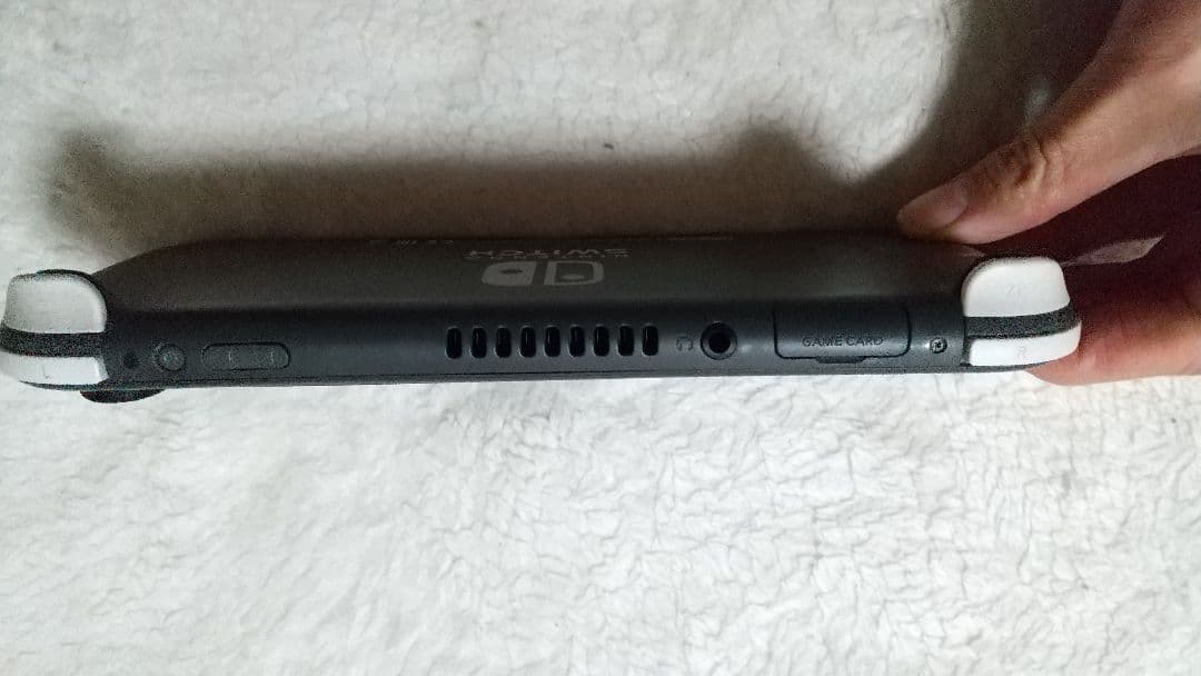 Nintendo SwitchLite グレー肉球カスタムスティック動作品訳あり