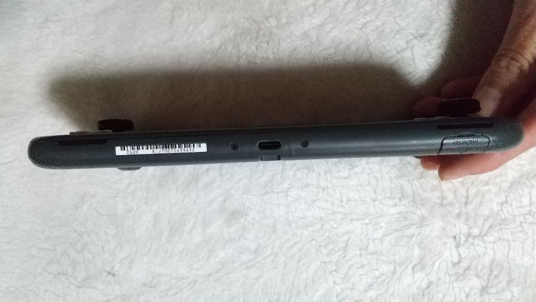 Nintendo SwitchLite グレー肉球カスタムスティック動作品訳あり