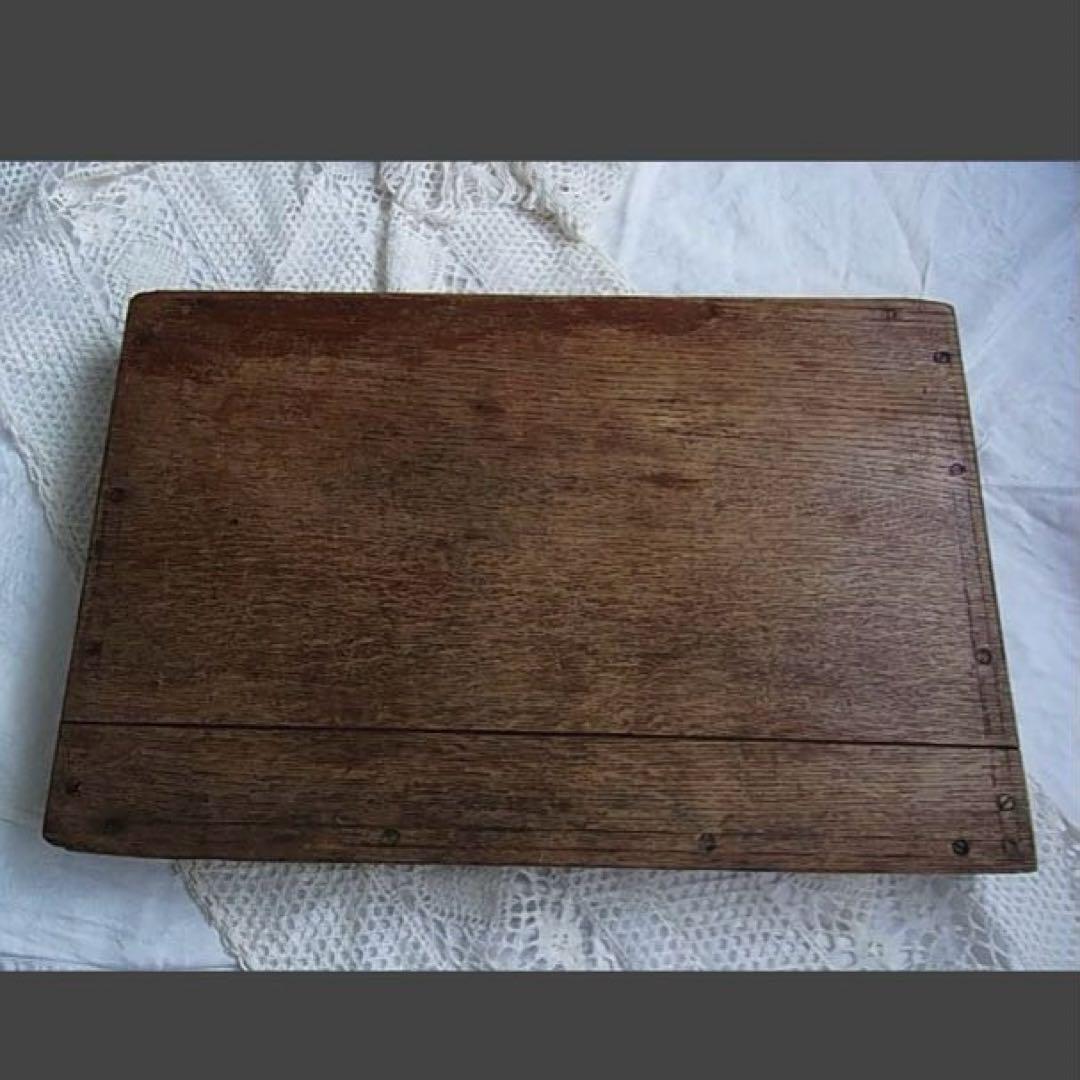 フランスアンティーク大きな木製サービングトレイ　フランスアンティークおぼん