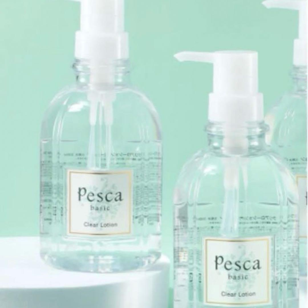 ペスカ クリアローション　化粧水　500ml × 2ポンプタイプ　ヒアルロン酸