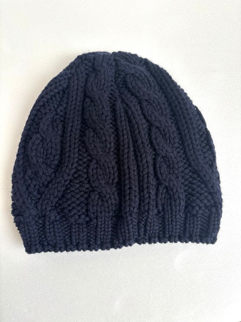 希少 カナダグース ニットキャップ ビーニー ネイビー