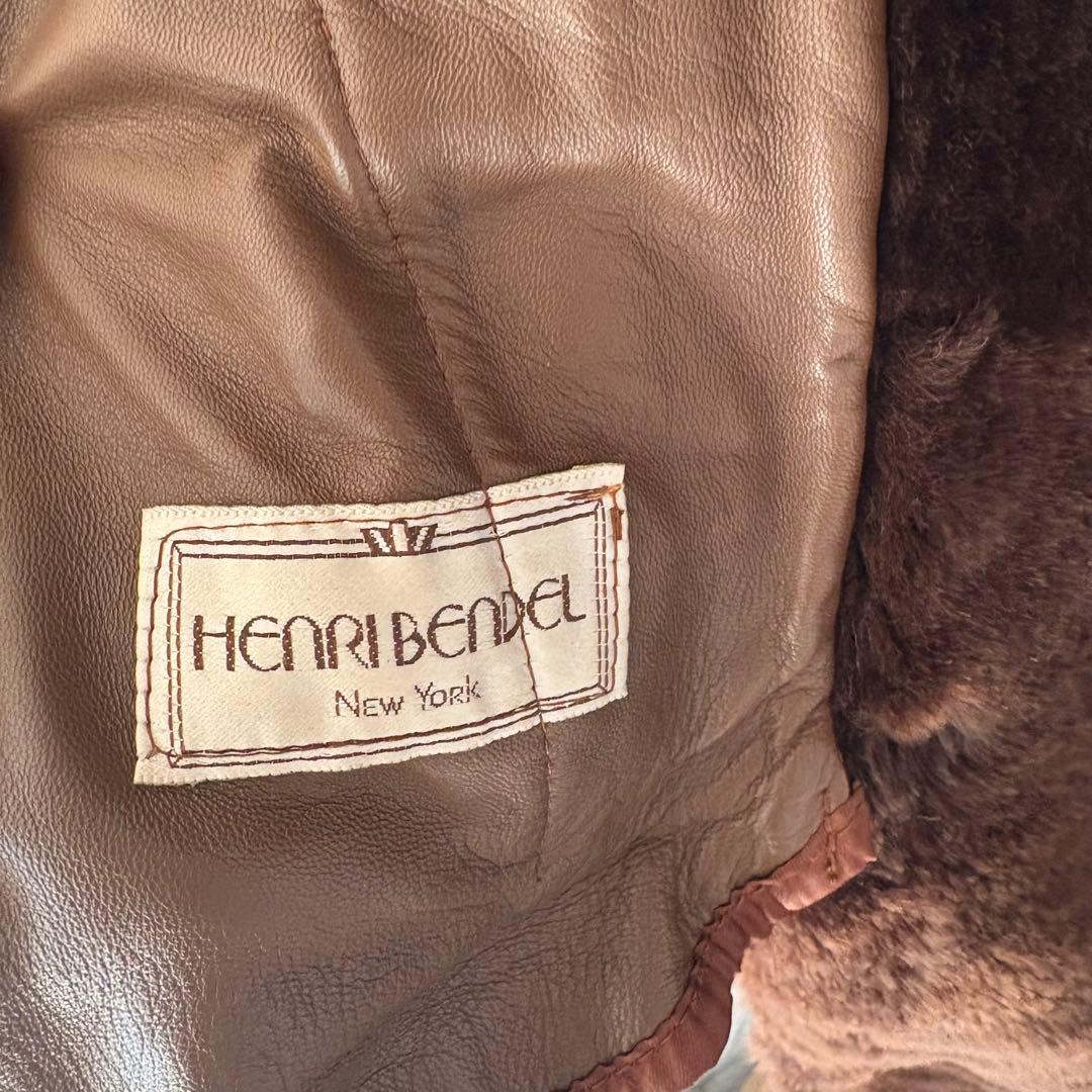 Vintage 80s HENRI BENDEL ムートンコート