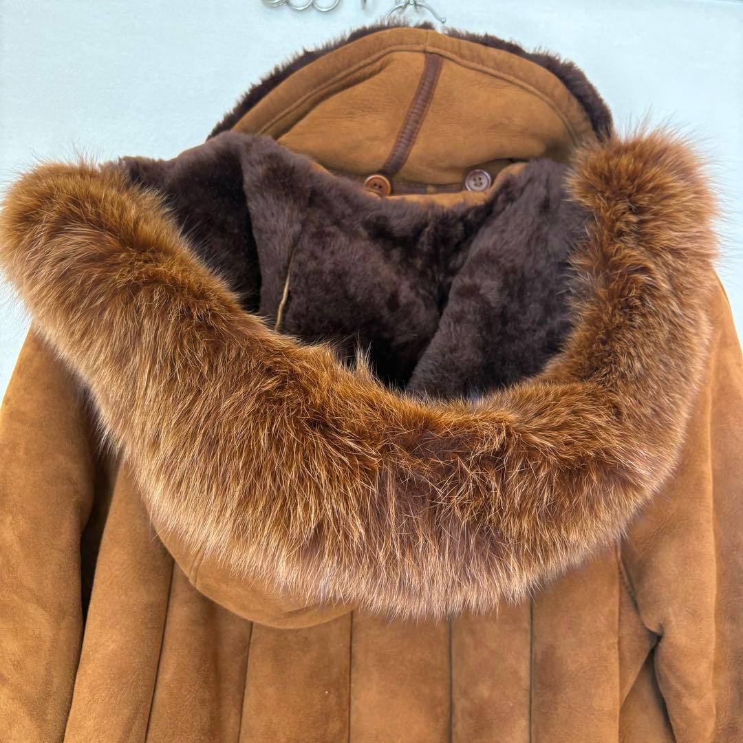 Vintage 80s HENRI BENDEL ムートンコート