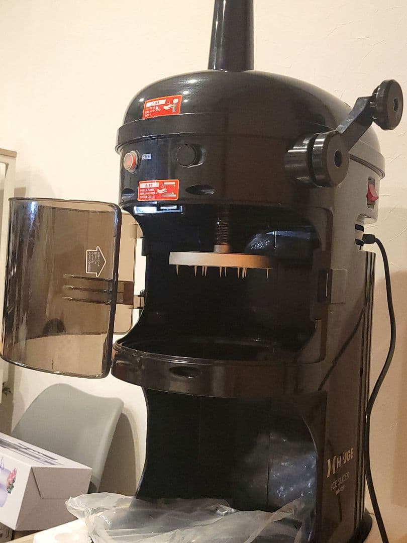 業務用かき氷機　HAIGE ハイガー WF-A299　黒