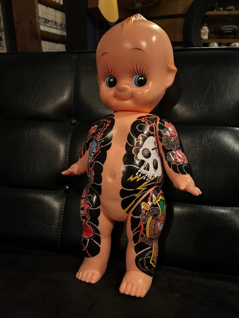 刺青キューピー　ソフビ