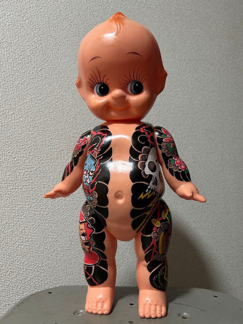 刺青キューピー　ソフビ