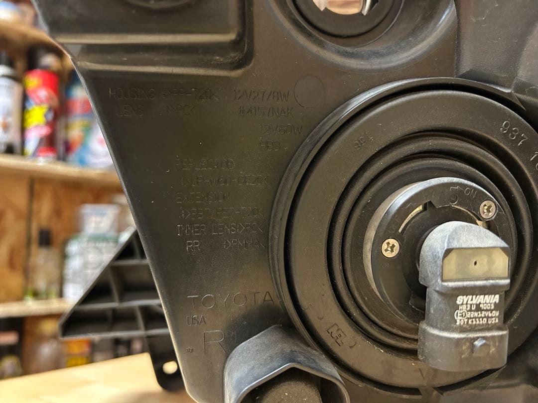 タンドラ 純正 ヘッドライト 左右 クリアレンズ 2個セット