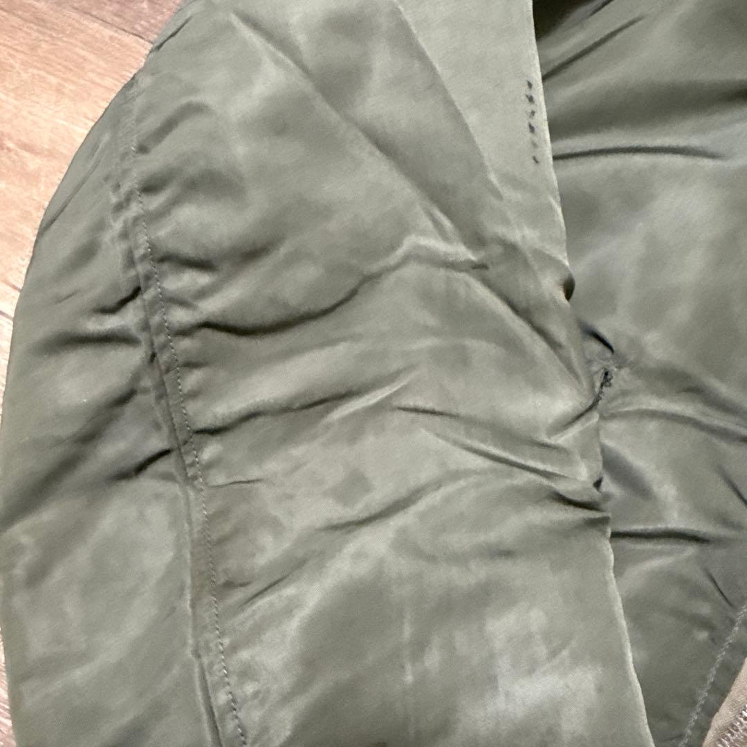 70s L-2B alphaミリタリー フライトジャケット 実物　mediam