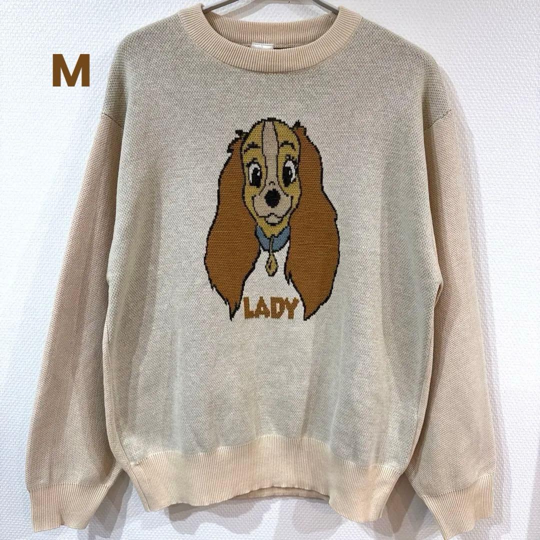 新品 ディズニー わんわん物語 レディー セーター レディースM ニット