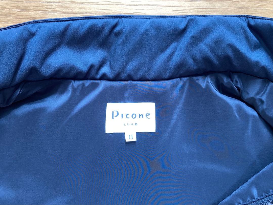 5.3万♡超美品♡ ピッコーネ CLUB ダウンベスト 中綿 ジャケット 黒 白