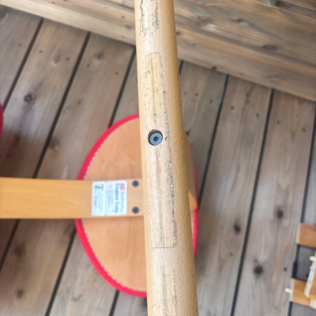 バランスチェアー★レッド★ピンク★姿勢矯正★サカモトハウス赤とピンク