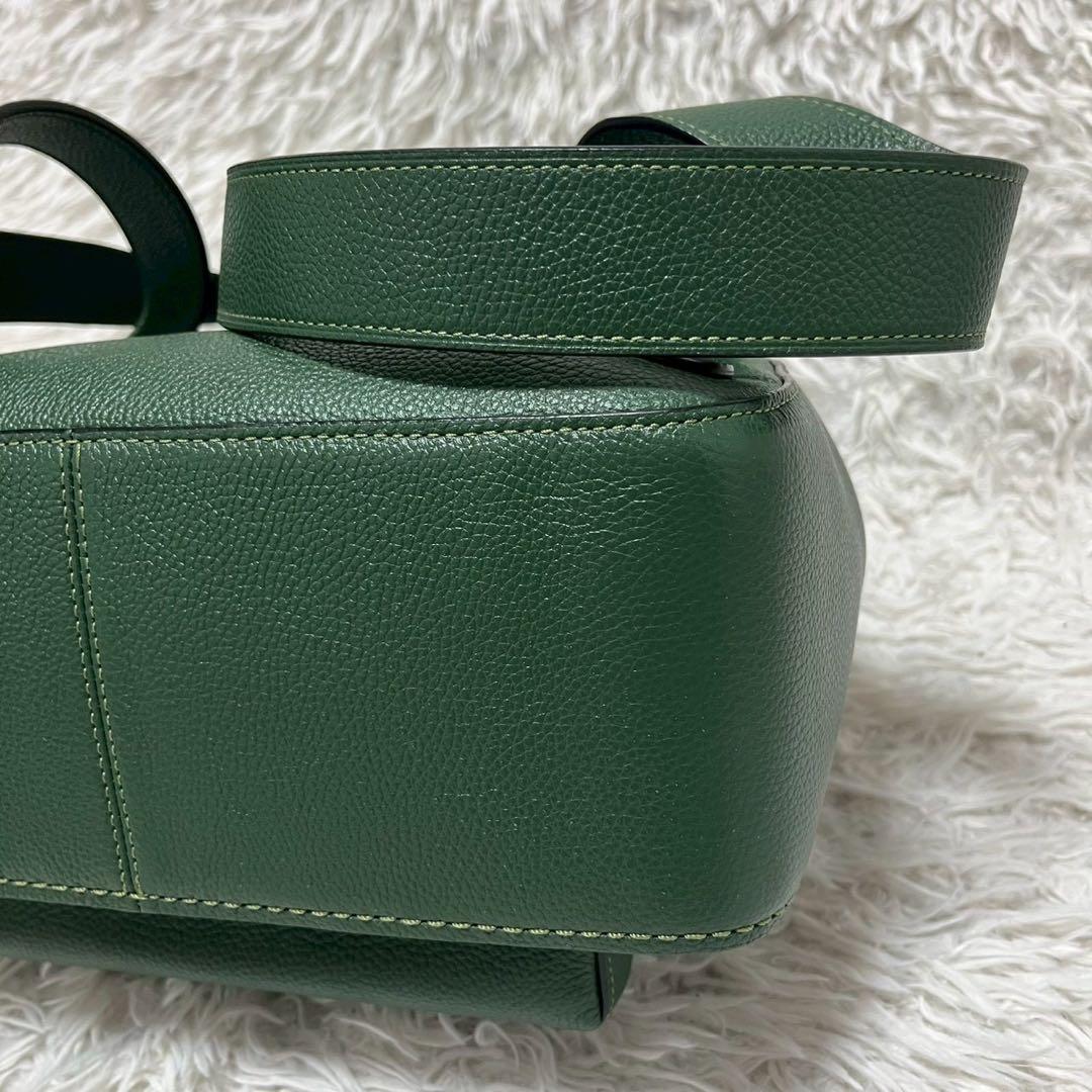 未使用品✨️コーチ バックパック リュック グリーン ターンロック 35608