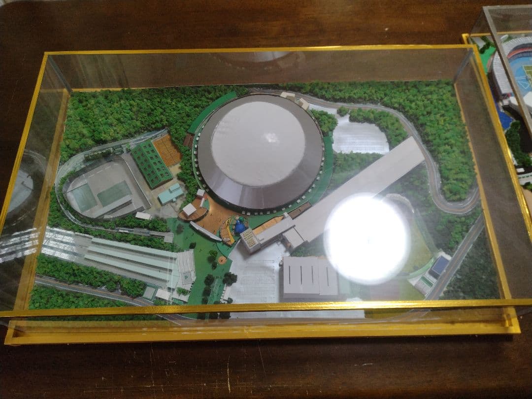 ジオラマ西武球場1/1000展示ケース付