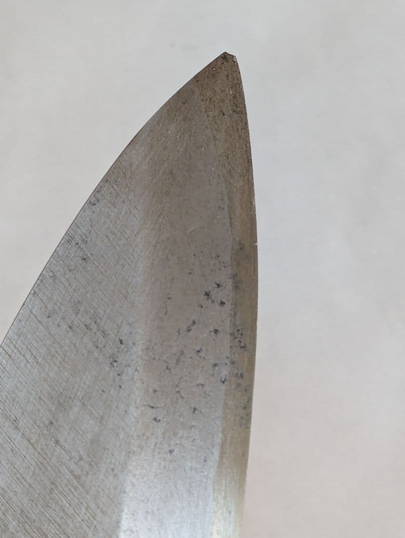 有次 特製 別打 出刃包丁6寸 霞 青鋼 角巻 朴柄 - メルカリ