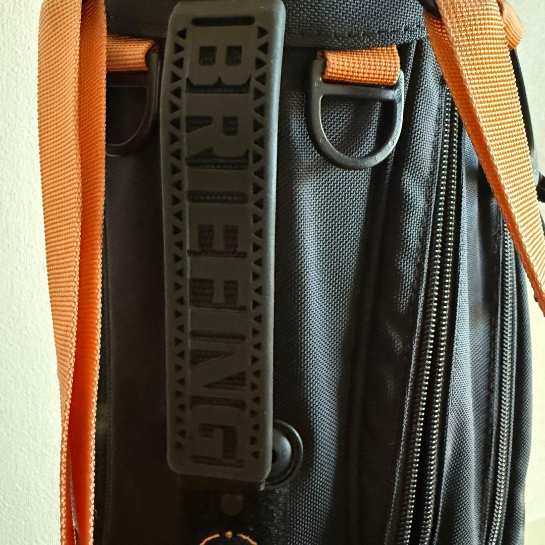 限定モデル　ブリーフィング キャディバッグ 9.5型 CR-4 黒　オレンジ