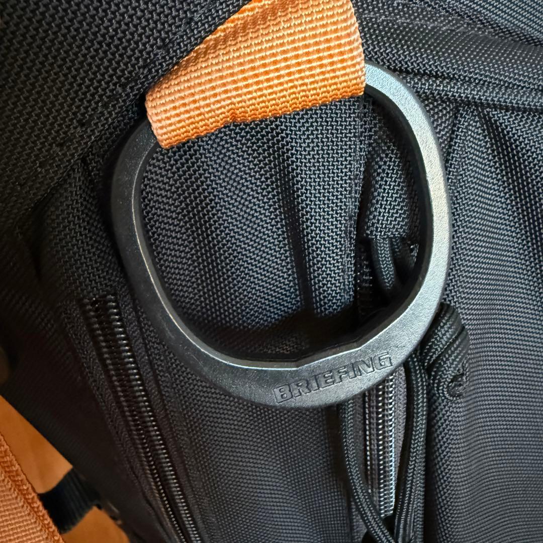 限定モデル　ブリーフィング キャディバッグ 9.5型 CR-4 黒　オレンジ