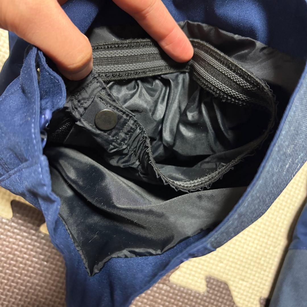 美品】arg 150 スノボウェア GOLDWIN 上下セット 女の子 ネイビー