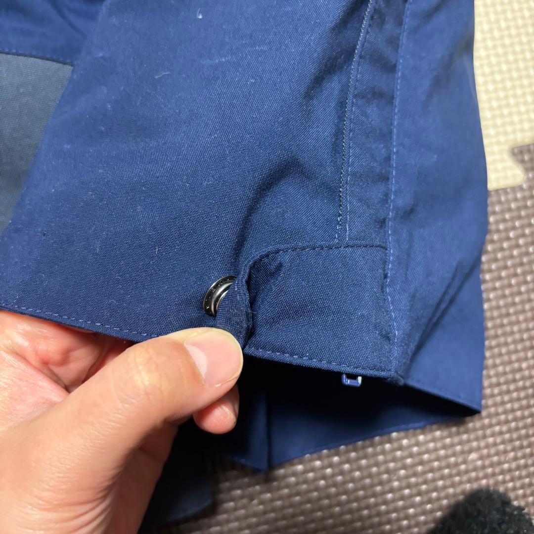 美品】arg 150 スノボウェア GOLDWIN 上下セット 女の子 ネイビー