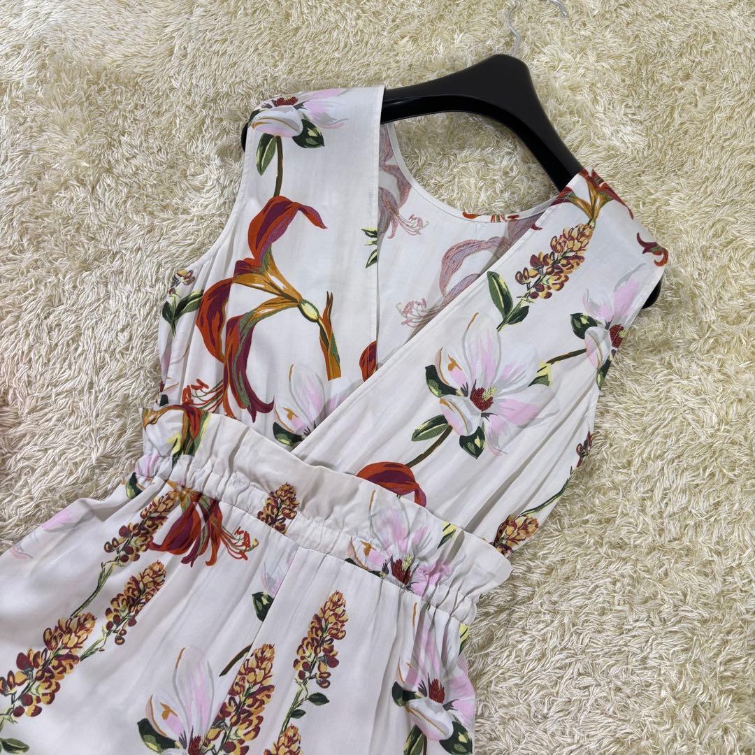 タグ付き新品　ダイアグラム　フラワーサロペット　オールインワン　キナリ