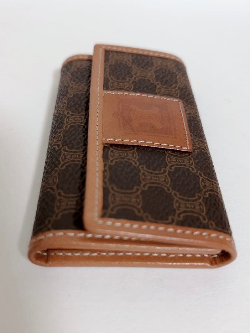 セリーヌ　CELINE キーケース　6連　ブラウン系　箱付き