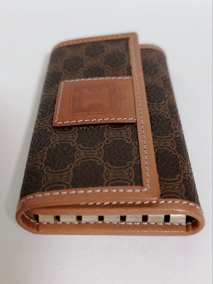 セリーヌ　CELINE キーケース　6連　ブラウン系　箱付き
