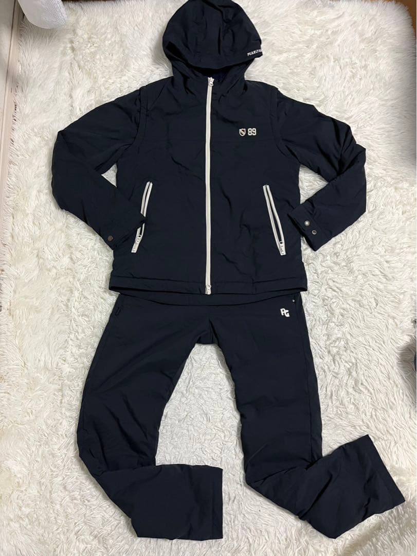 PEARLY GATES GOLF セットアップ 中綿ウエア　防寒　刺繍ロゴ