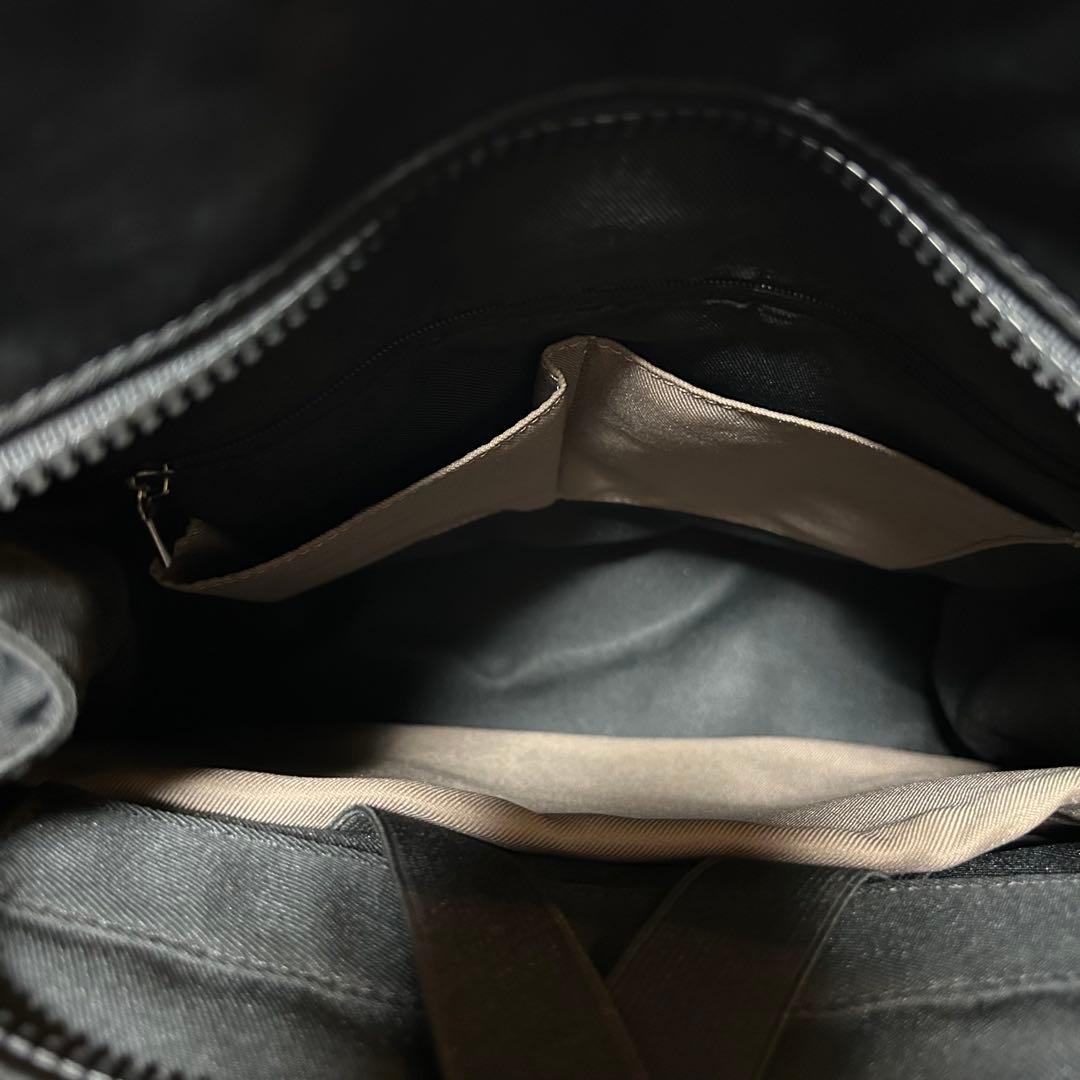 LOWELL Things 2Wayナイロンリュック A4収納可 牛革 ブラック