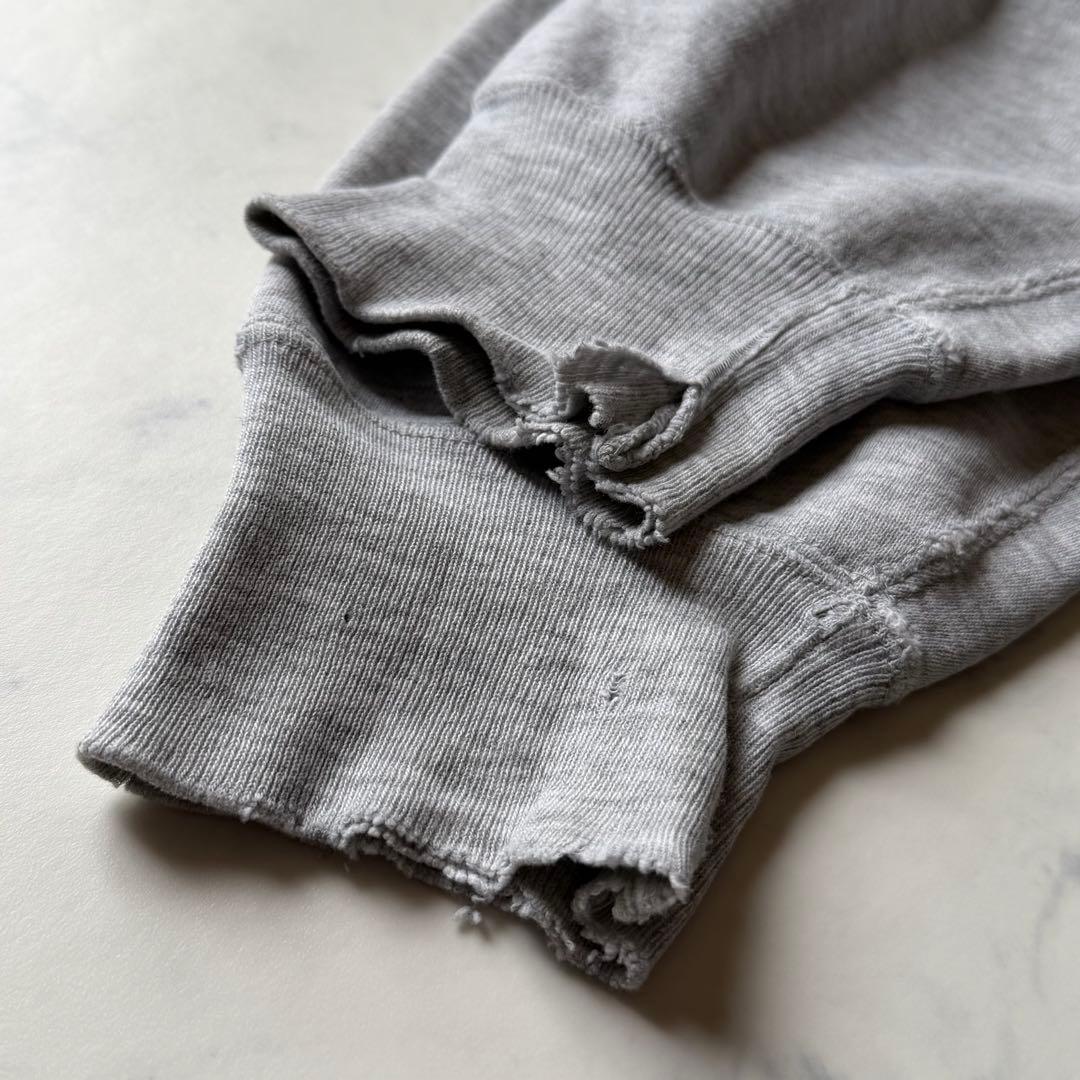 80s トリコタグ 染み込みプリント✨チャンピオン リバースウィーブ グランジ