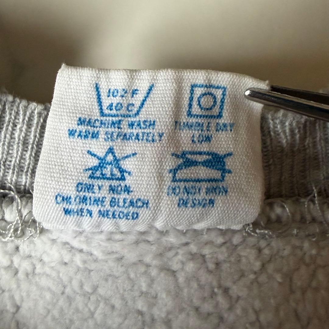 80s トリコタグ 染み込みプリント✨チャンピオン リバースウィーブ グランジ