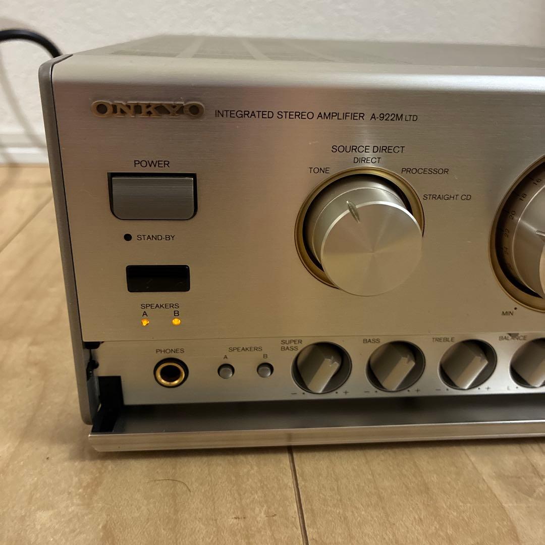 onkyo A-922m Ltd プリメインアンプです いい音です！！完動品