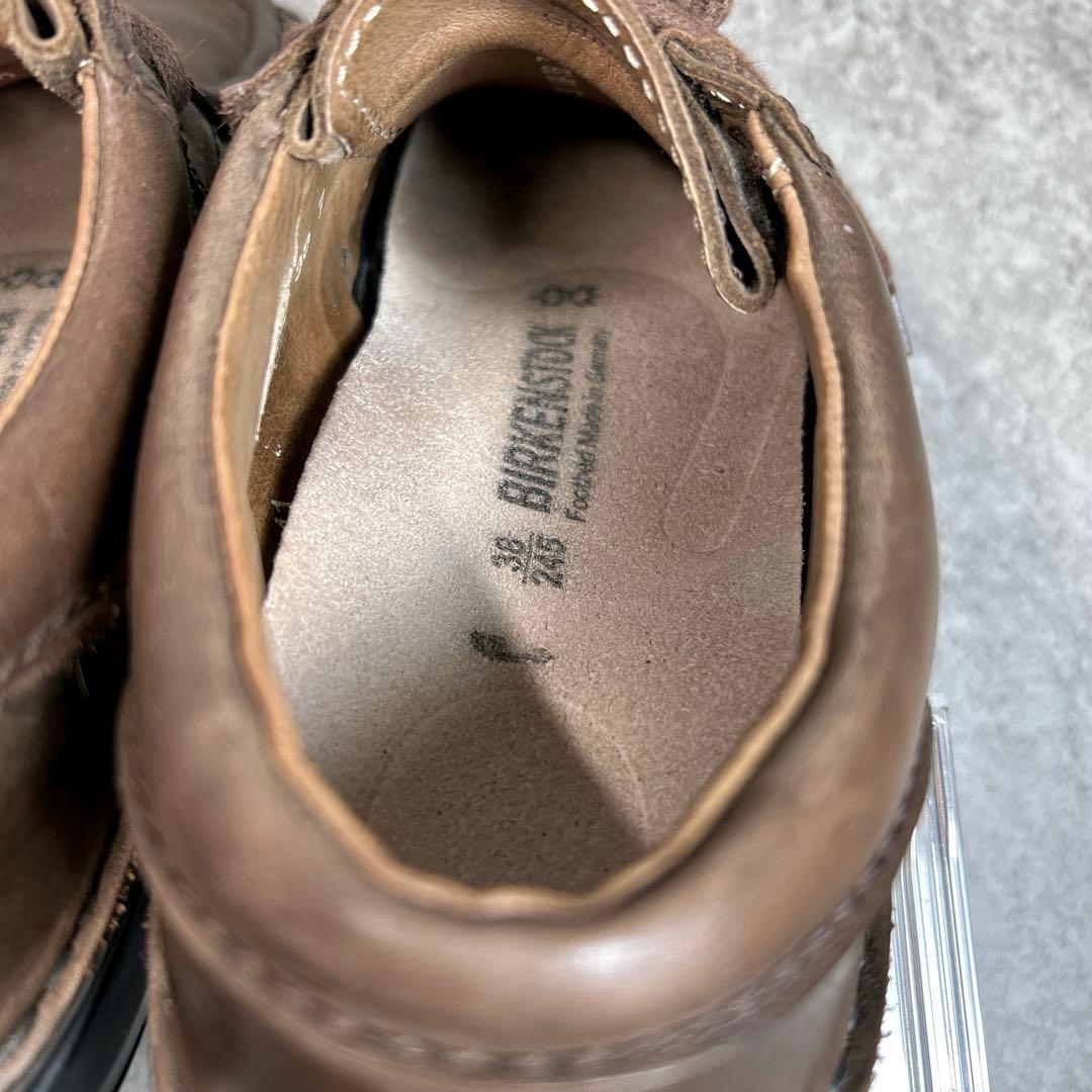 美品✨【ビルケンシュトック】パサデナ/ナロー幅/革靴/コンフォートシューズ/茶色