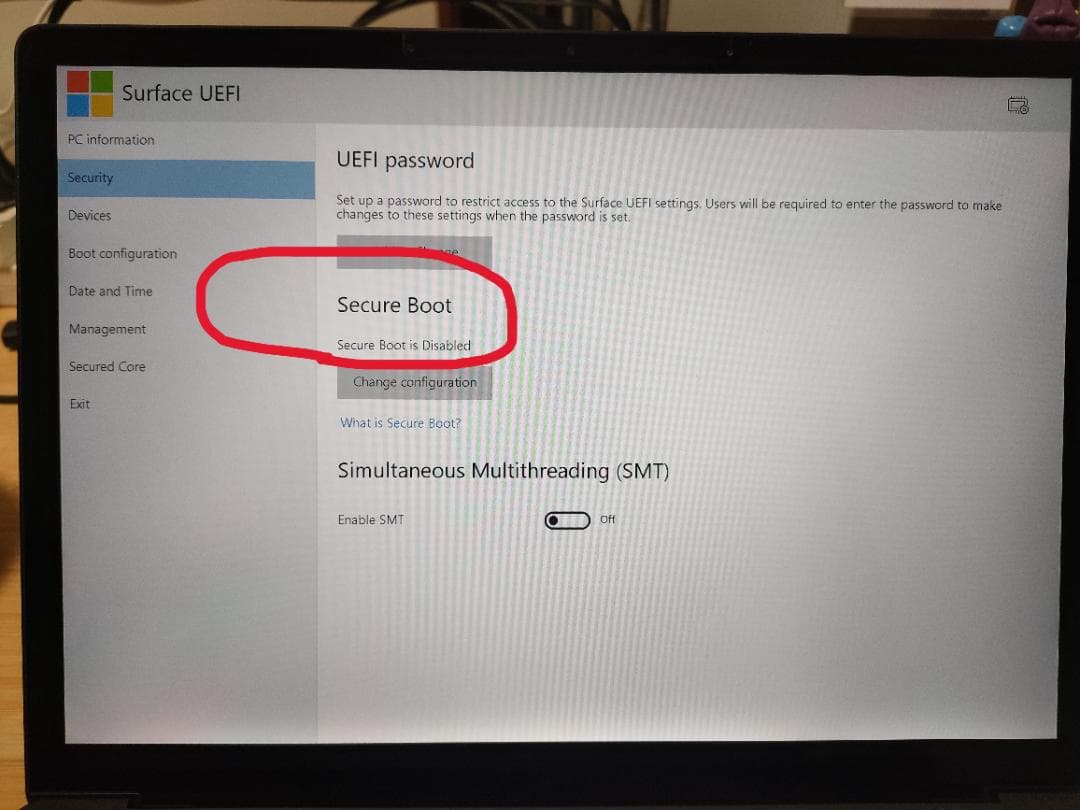 Microsoft Surface Laptop６ ブラック 【ジャンク品扱い】