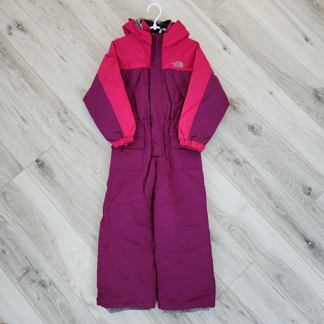 THE NORTH FACE スキーウェア 子ども用 130 ピンク　つなぎ