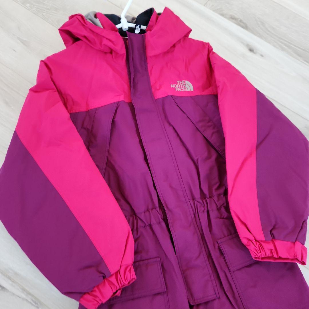 THE NORTH FACE スキーウェア 子ども用 130 ピンク　つなぎ