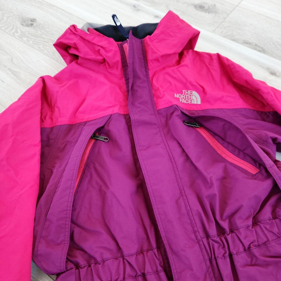 THE NORTH FACE スキーウェア 子ども用 130 ピンク　つなぎ