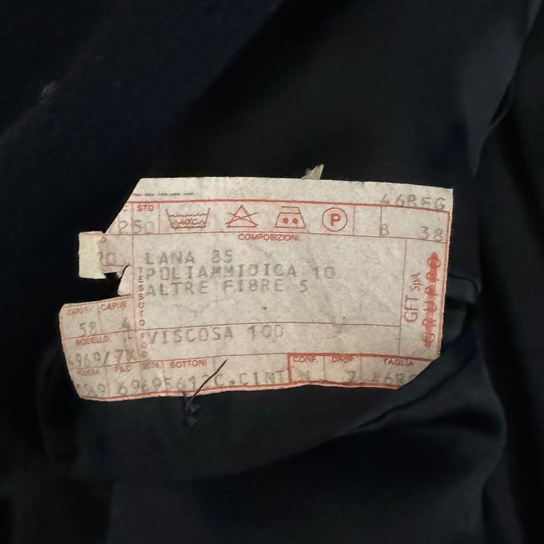 80s 90s GIORGIO ARMANI ウール ステンカラーコート 46