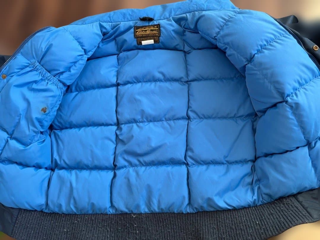 エディバウアー 黒タグ70s レア ダウンジャケット M