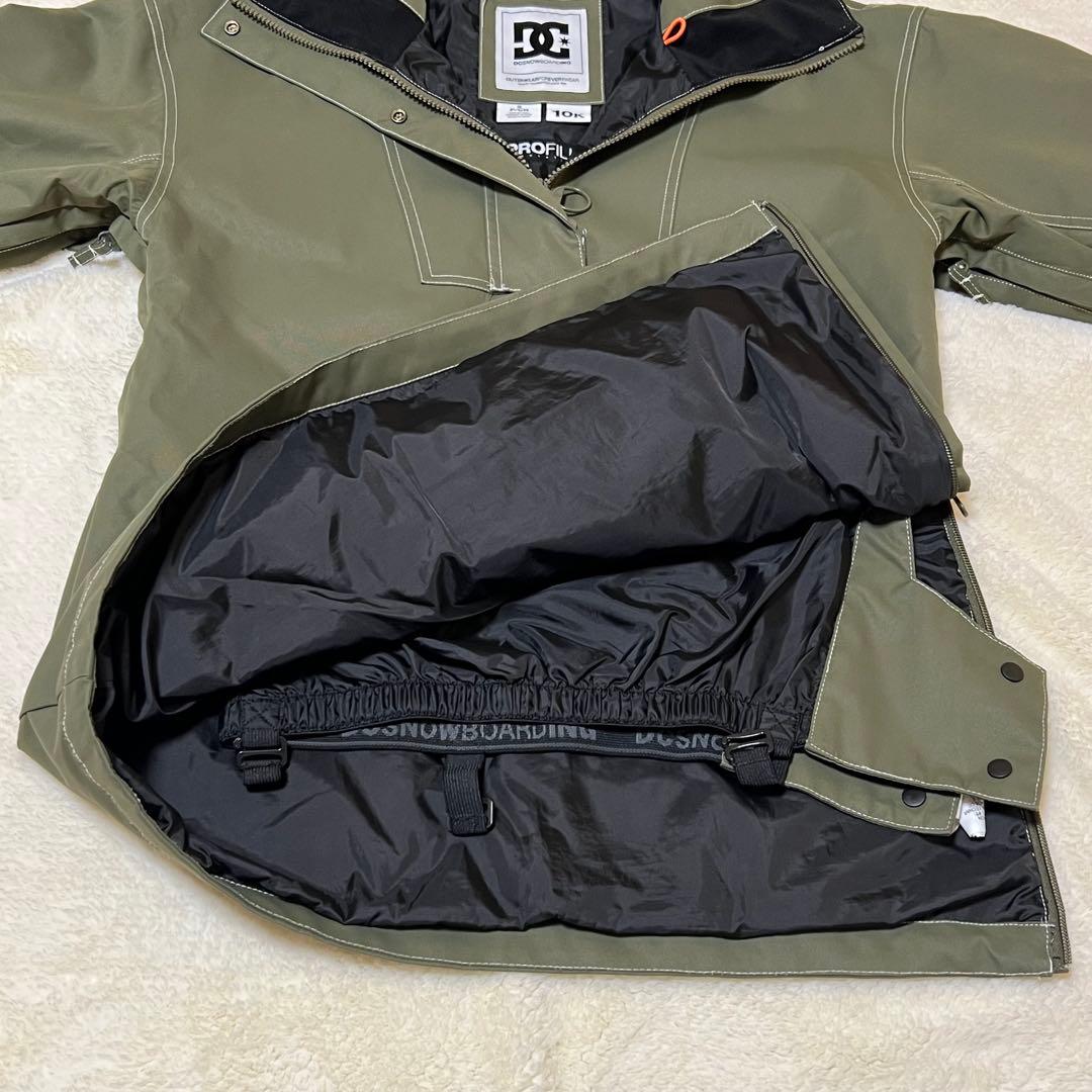 DC シューズ スノーボードウエア レディース ジャケット カーキ Sサイズ