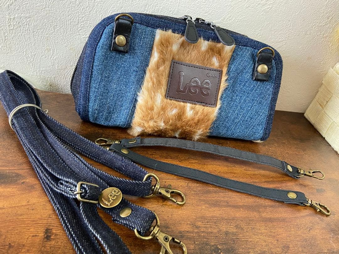 ハンドメイド＊長財布＊ショルダーバッグ＊デニムリメイク