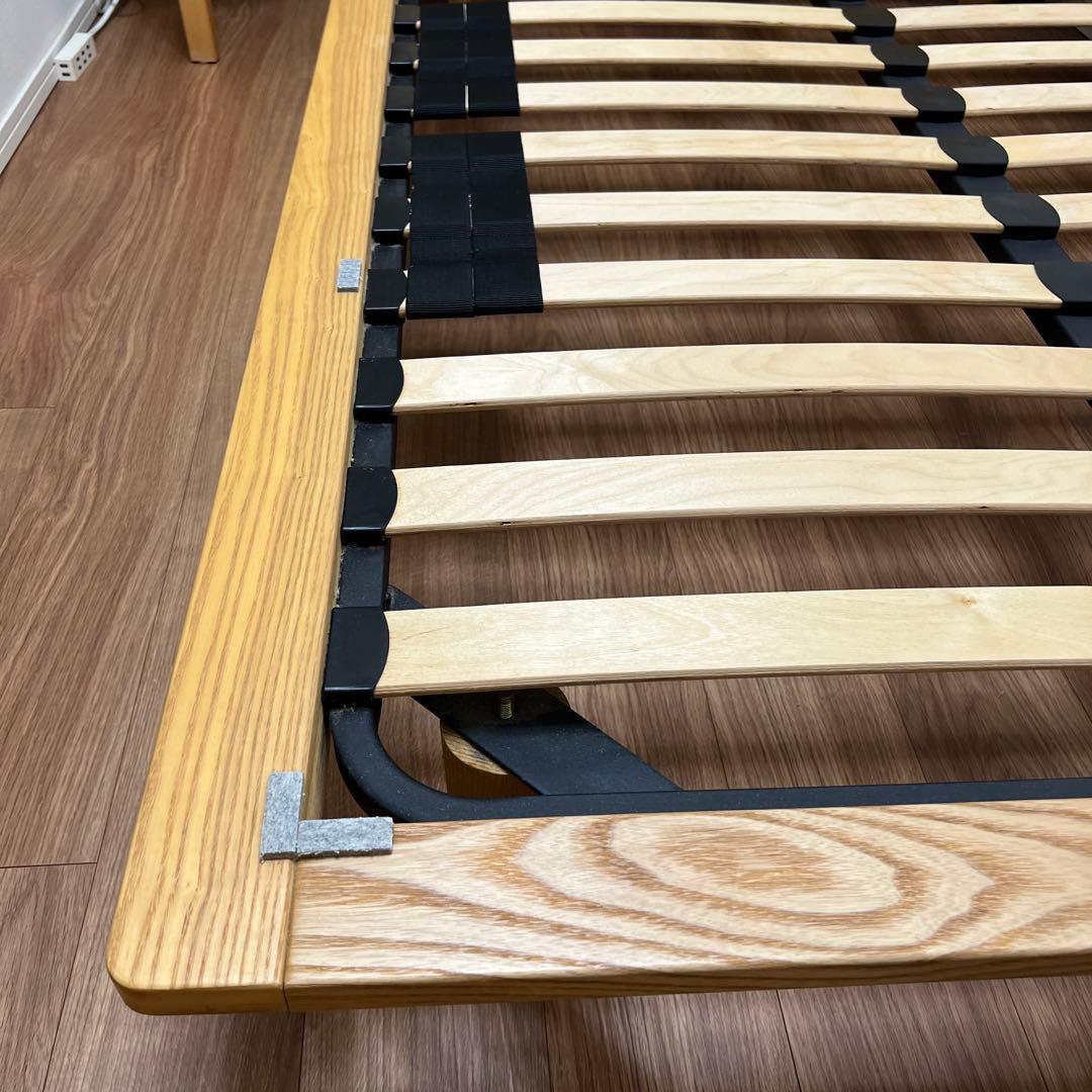 ニ*う様 セミダブルベッドフレーム ナチュラルウッド