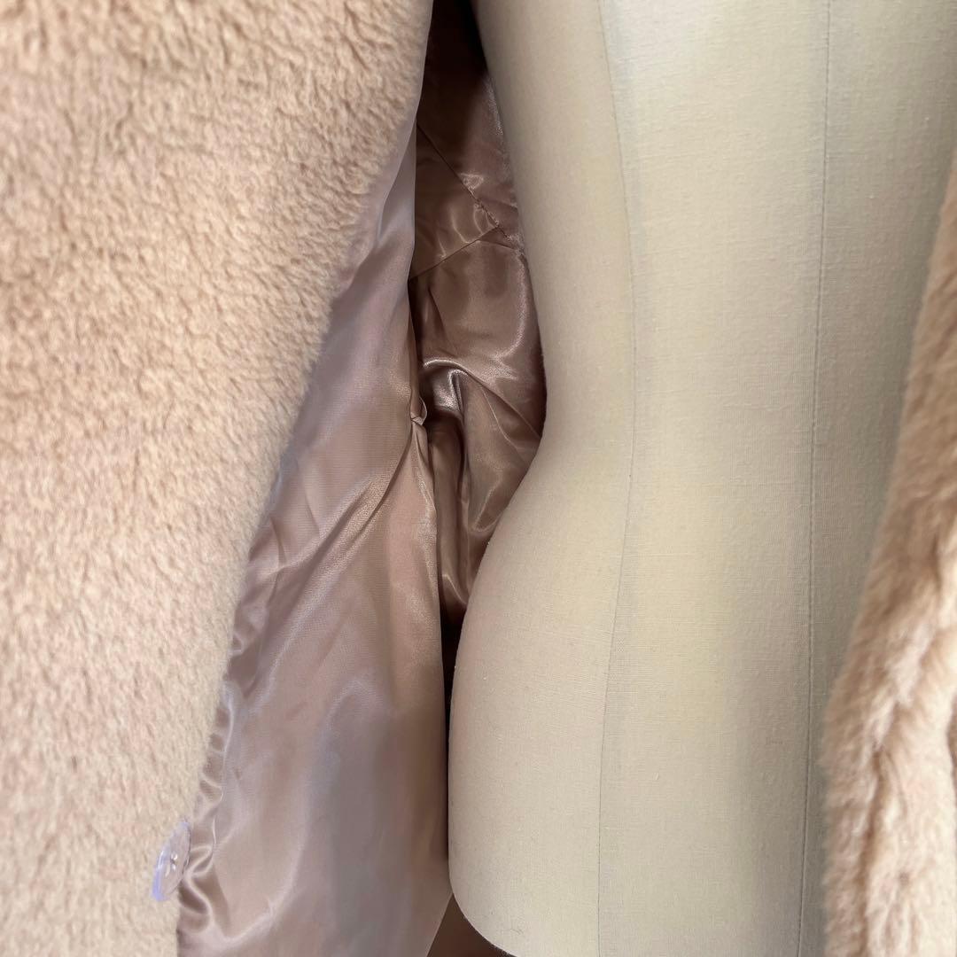 新型 最新作❗️新品未使用ベアショート丈 テディコート ミルクティーベージュ