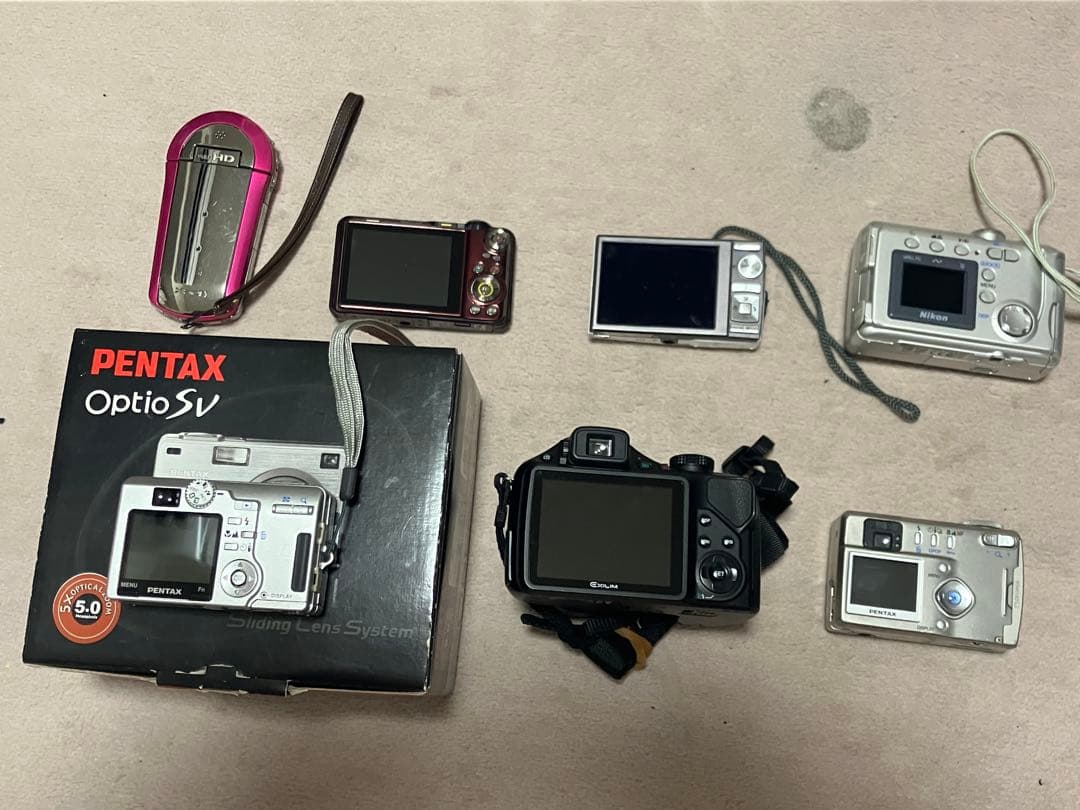 D*社様 デジカメ、オールドカメラ、付属品まとめ売り