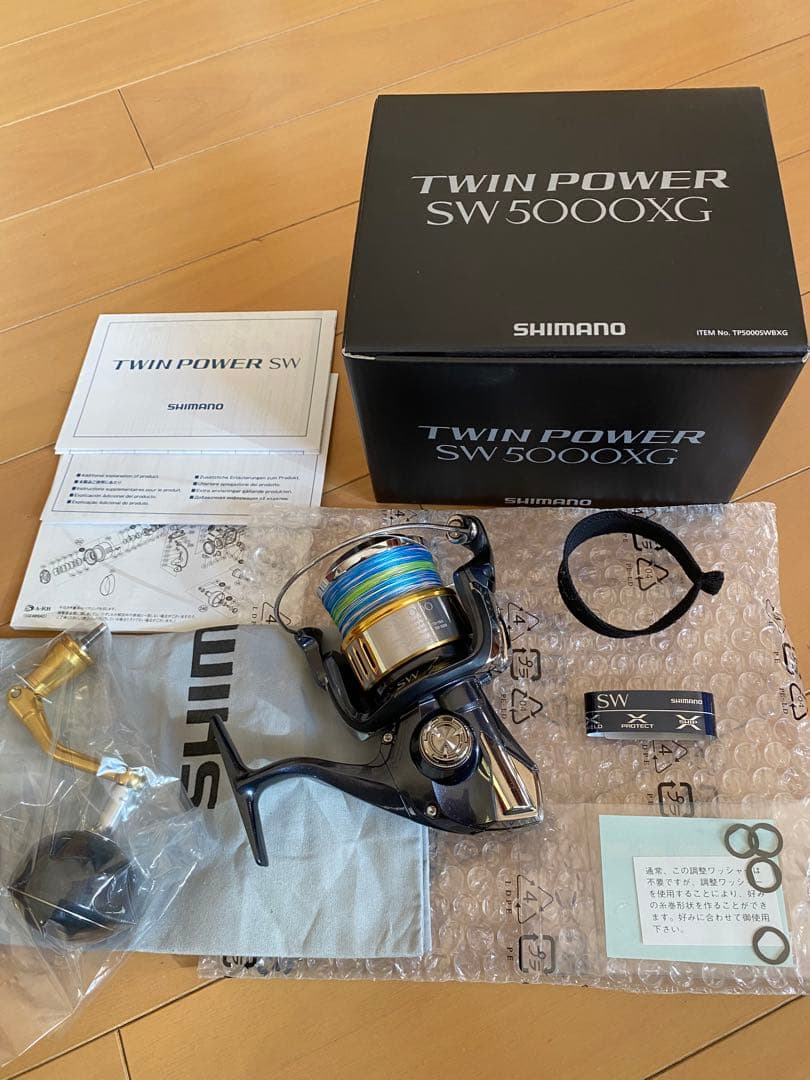 SHIMANO TWIN POWER SW 5000XG スピニングリール - メルカリ