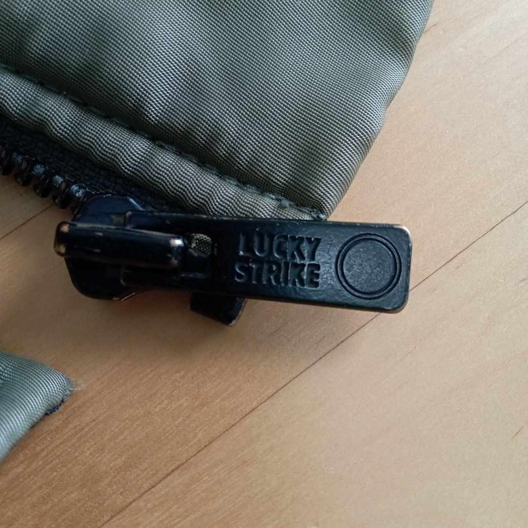 MA-1 フライトジャケット オリーブ　LUCKY STRIKE　かっこいい