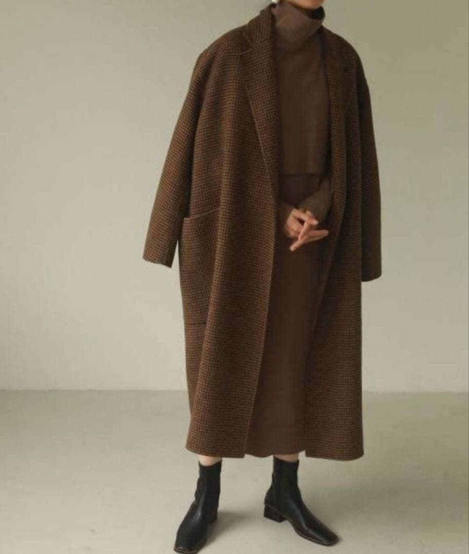 ジャケット・アウター todayful Over Check Coat 38