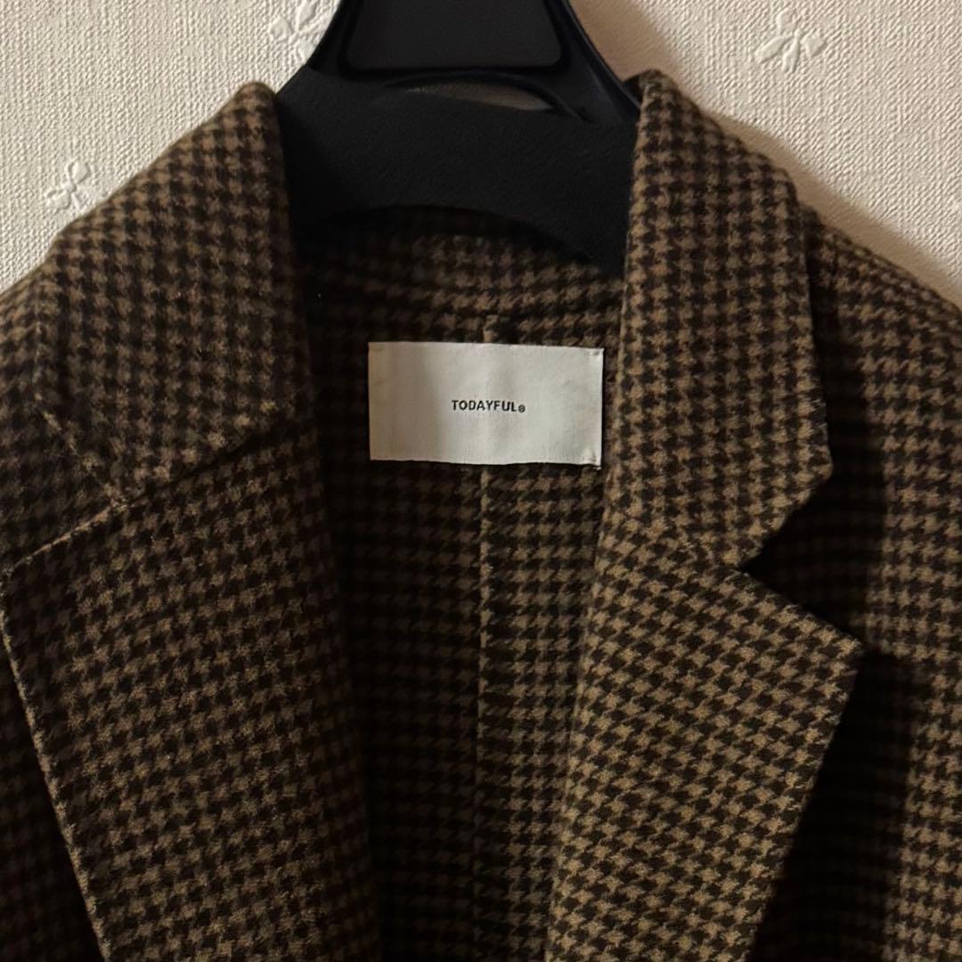 ジャケット・アウター todayful Over Check Coat 38